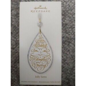 Hallmark 2011 Jolly Santa Ornament